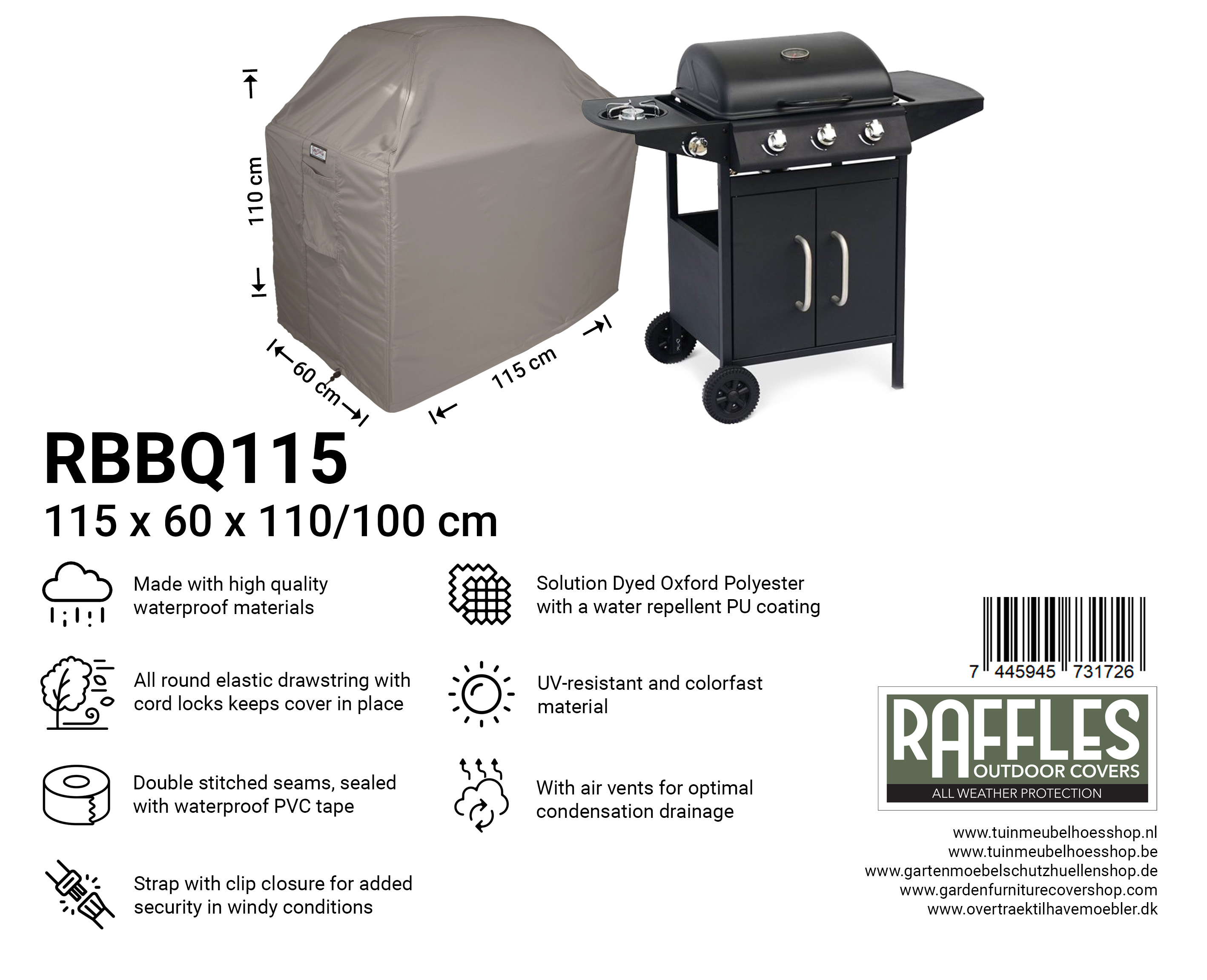 RBBQ115_7445945731726 Abdeckung für BBQ 115 x 60 cm