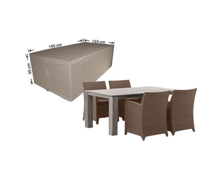 RDS190165QNWySE1IAN1hverf84mHZiKsBd Tuinset hoes 190 x 165 H: 90 cm