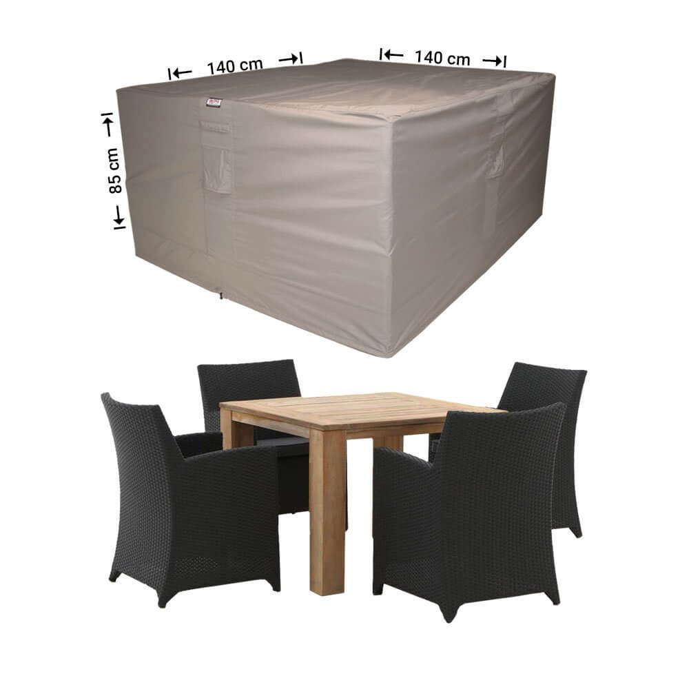 Tuinset hoes 140 x 140 H: 85 cm