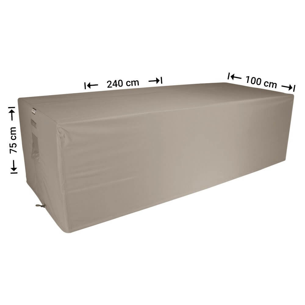 rlb2402kNKX65AoRNoXNI9fzFR0RTvn4 Beschermhoes voor tuintafel 240 x 100 H: 75 cm
