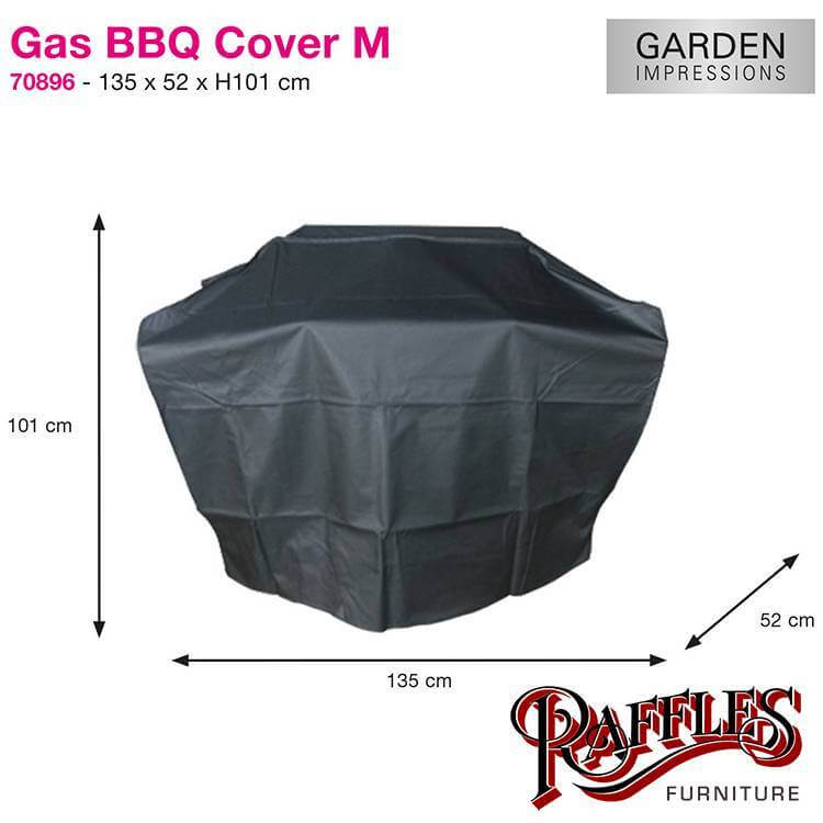 Schutzhülle für Gasgrillküche 135 x 52 H:101 cm
