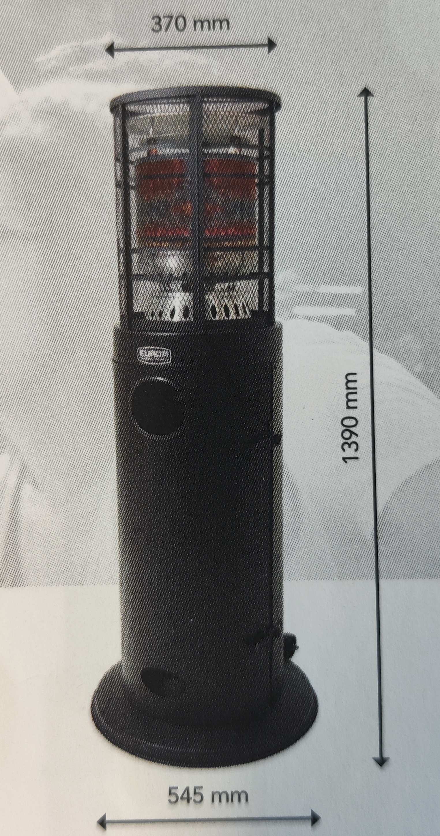 IMG_20230707_151214__01 Abdeckung für Elektrische Terrassenheisung H: 139,7 Ø 54,5 cm
