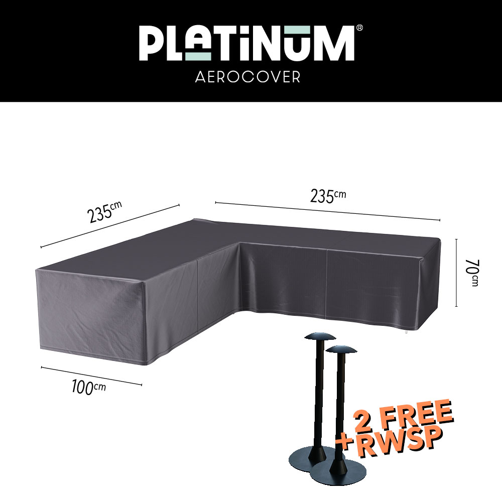 Schutzhülle Für L-Förmiges Lounge-Set 235 x 235 H: 70 cm Schutzhülle Für L-Förmiges Lounge-Set 235 x 235 H: 70 cm