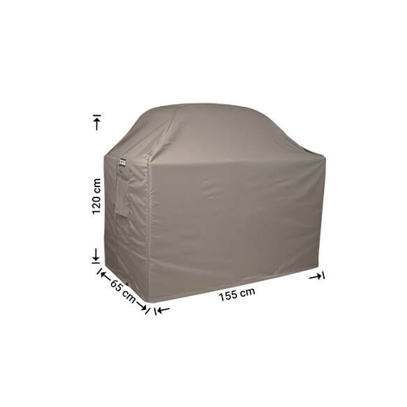 BBQ Grill Abdeckhaube 155 x 65 H: 120/110 cm