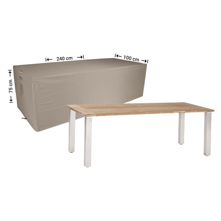 RT240ru35c2daaesOh Tuintafel hoes 240 x 100 H: 75 cm