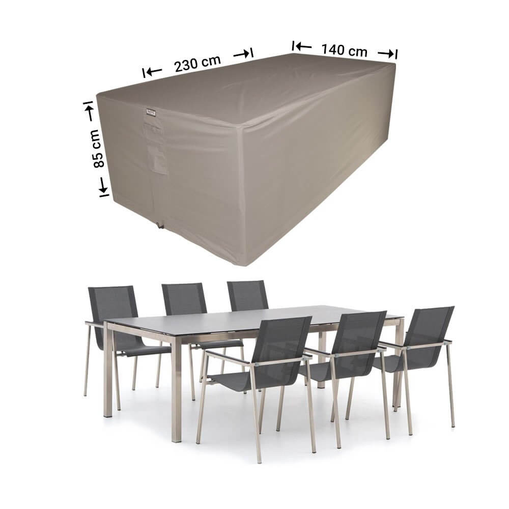 Wetterschutz für Gartenmöbel Sitzgruppe 230 x 140 H: 85 cm