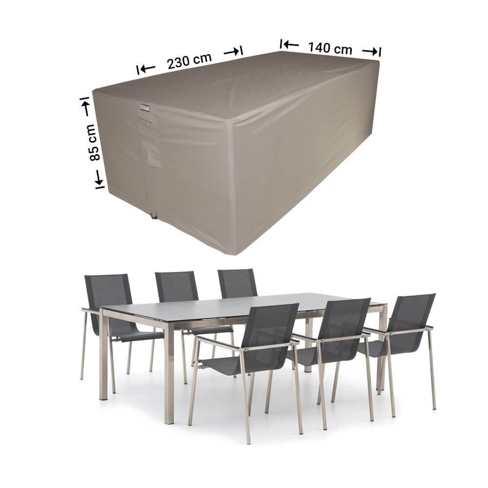 rds230140-complete19ak3guFALqa2 Wetterschutz für Gartenmöbel Sitzgruppe 230 x 140 H: 85 cm