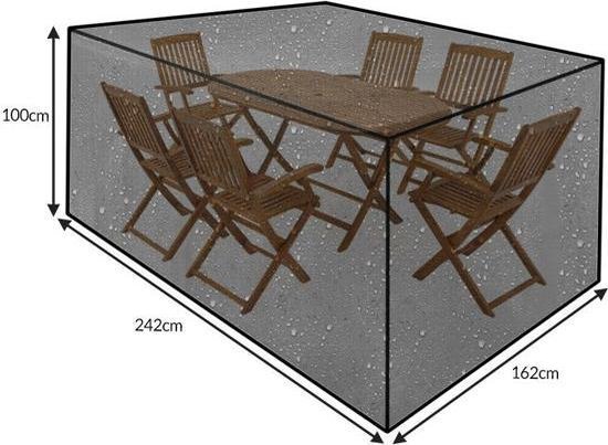 Wetterschutz für Gartenmöbel Sitzgruppe 230 x 140 H: 85 cm