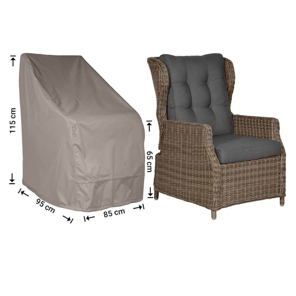 radjc95-completepMgFXB8jgoDOG Schutzhülle für Gartenstühle mit hoher Rückenlehne 95 x 85 H: 115/65 cm