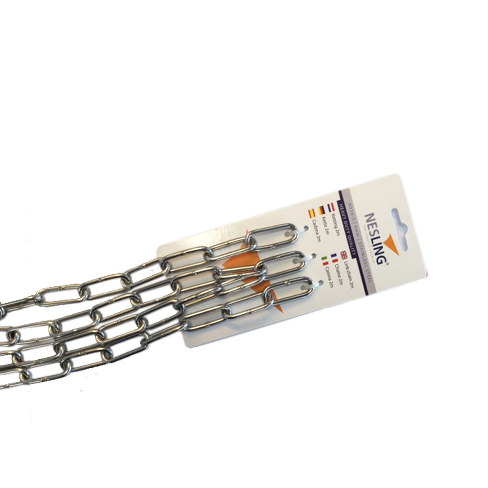 N316_5-bevestigingsmateriaal-RVS-Kettingschalm-4mm-lang-2m-8717677460120 RVS Ketting 200cm Nesling