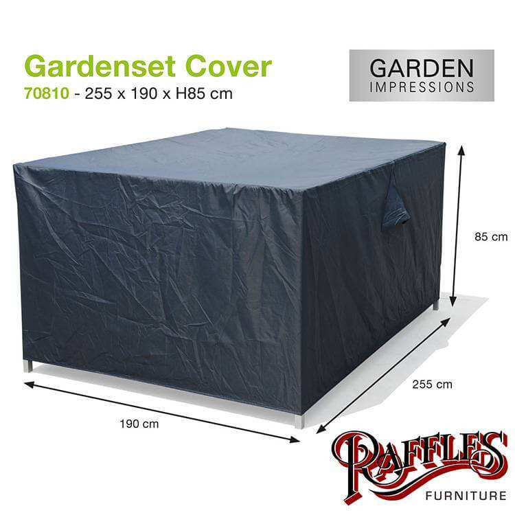 Wetterschutz für Gartenmöbel-Set 255 x 190 H: 85 cm
