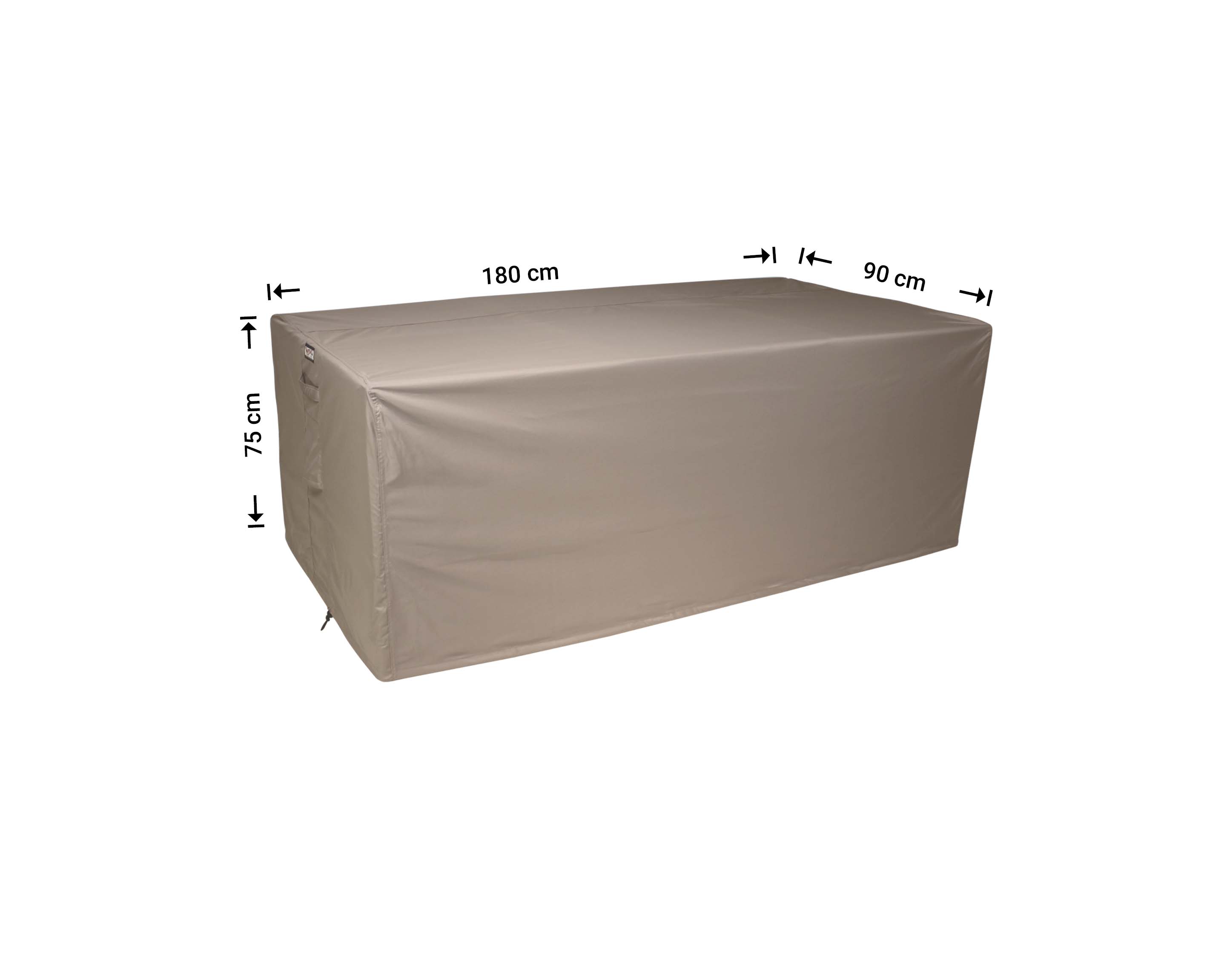 Gartentisch Abdeckhaube 180 x 90 H: 75 cm 