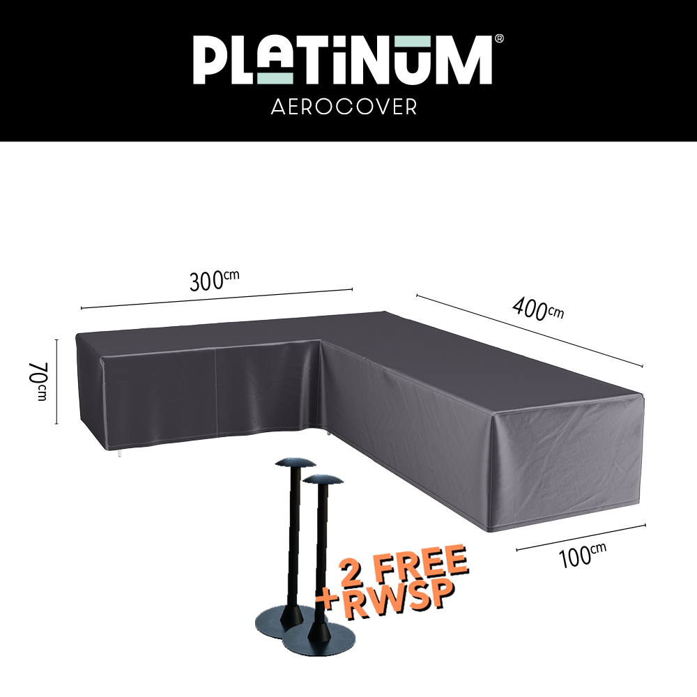 Platinum AeroCover 8001 – Ecksofa Abdeckung 400 x 300 cm