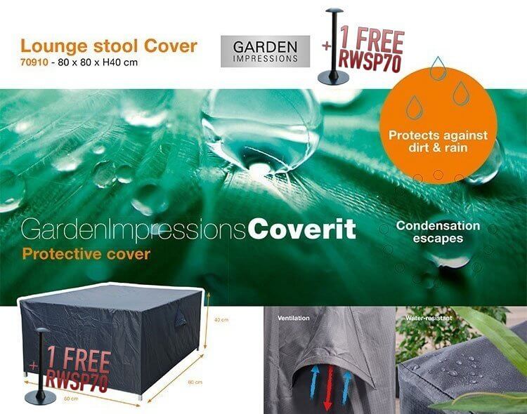 70910-free52YxYSj10eSCk Lounge Hocker Schutzhülle 77 x 77 H:40 cm