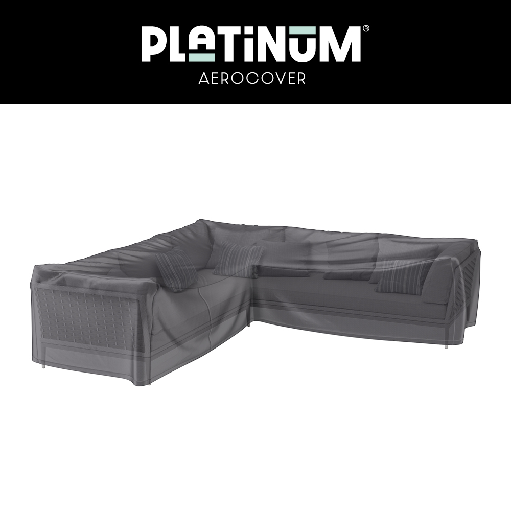 Ecksofa Schutzhülle 370 x 370 cm Platinum AeroCover 8000  Ecksofa Schutzhülle 370 x 370 cm Platinum AeroCover 8000