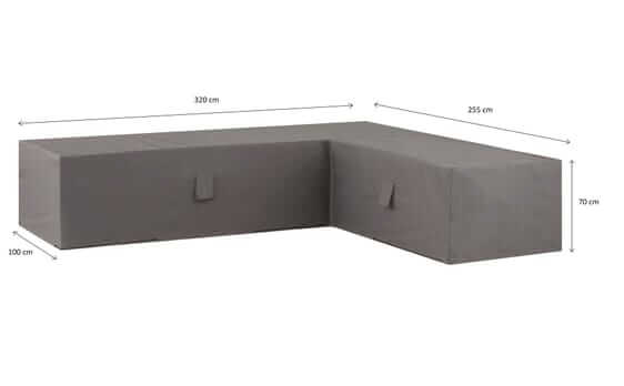 Abdeckplane Loungebank 320 x 255 H: 70 cm