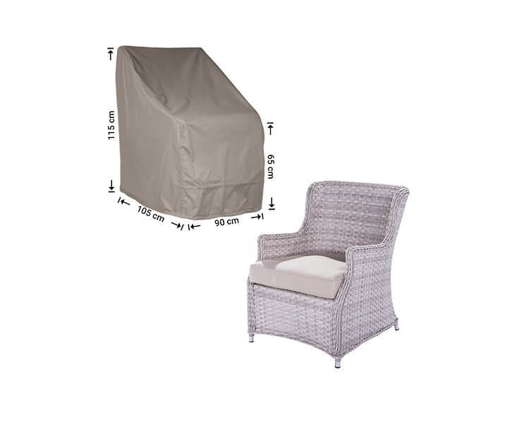 RADJC105-1Mag6IQkXeni2z Schutzhülle für Gartenstühle mit hoher Rückenlehne 105 x 90 H: 115/65 cm