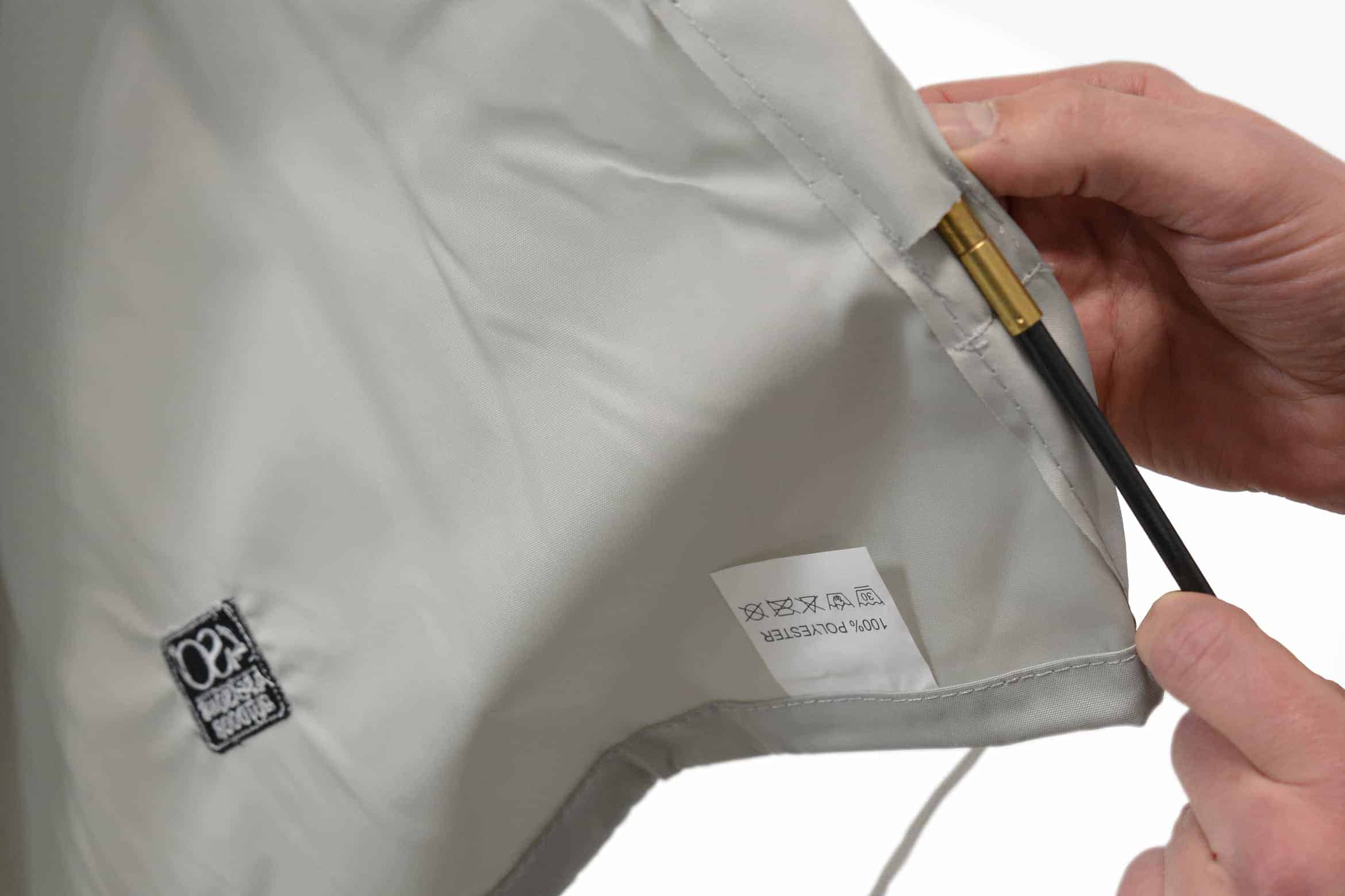 Parasol-cover-4SO-stick 4SO Schutzhülle für Shanghai, Azzurro, Oasis H: 195 cm