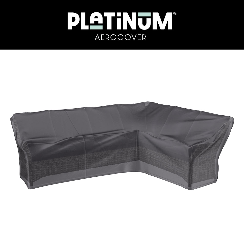 L-förmige Abdeckung für Loungesets 270 x 210 H: 90/65 cm