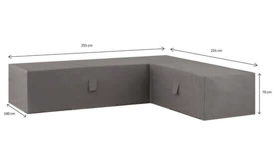 Abdeckplane Loungebank 255 x 255 H: 70 cm