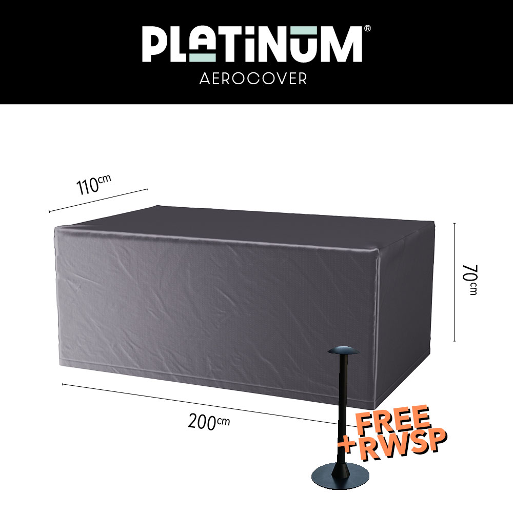Schutzhaube für rechteckigen Gartentisch 200 x 110 H: 70 cm Schutzhaube für rechteckigen Gartentisch 200 x 110 H: 70 cm