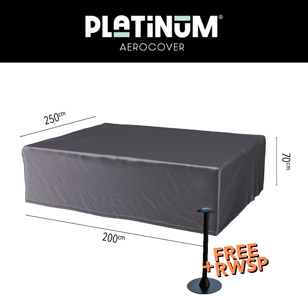 Rechteckig Abdeckung für Lounge-Set 250 x 200 H: 70 cm Rechteckig Abdeckung für Lounge-Set 250 x 200 H: 70 cm