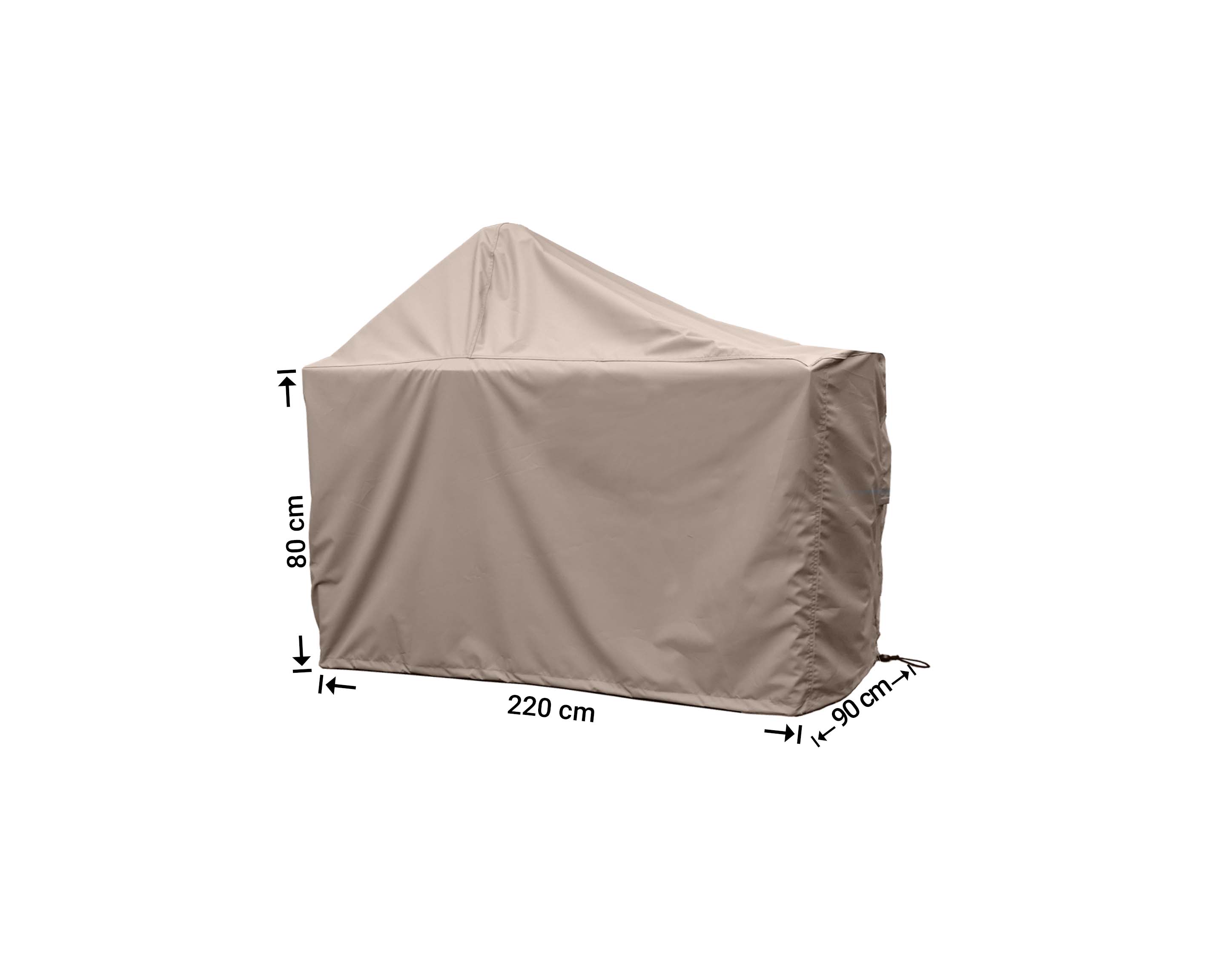 Schutzhülle für Big Green Egg plus Tisch 220 x 90 H: 145 / 80 cm