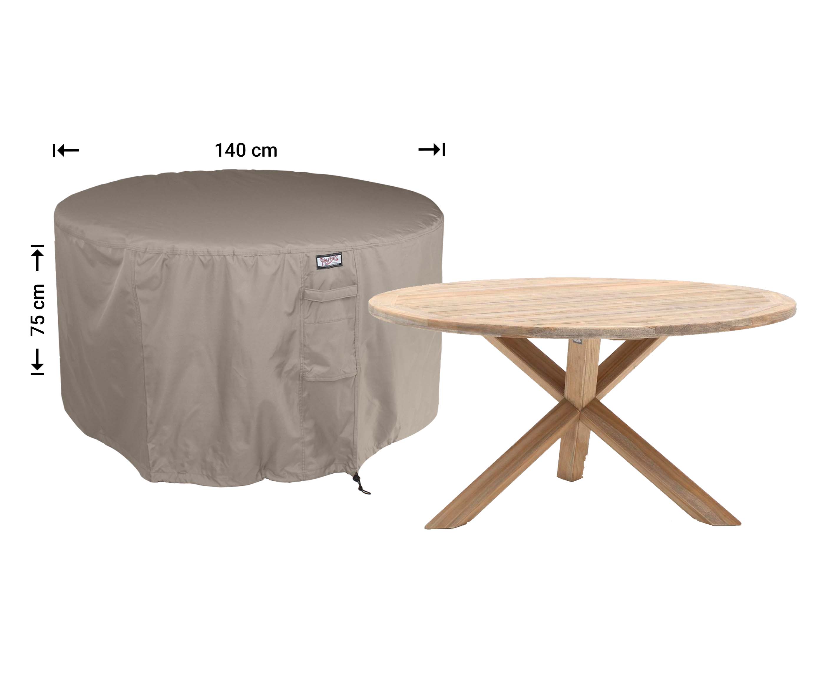 Schutzhülle für runder Tisch Ø 140 cm