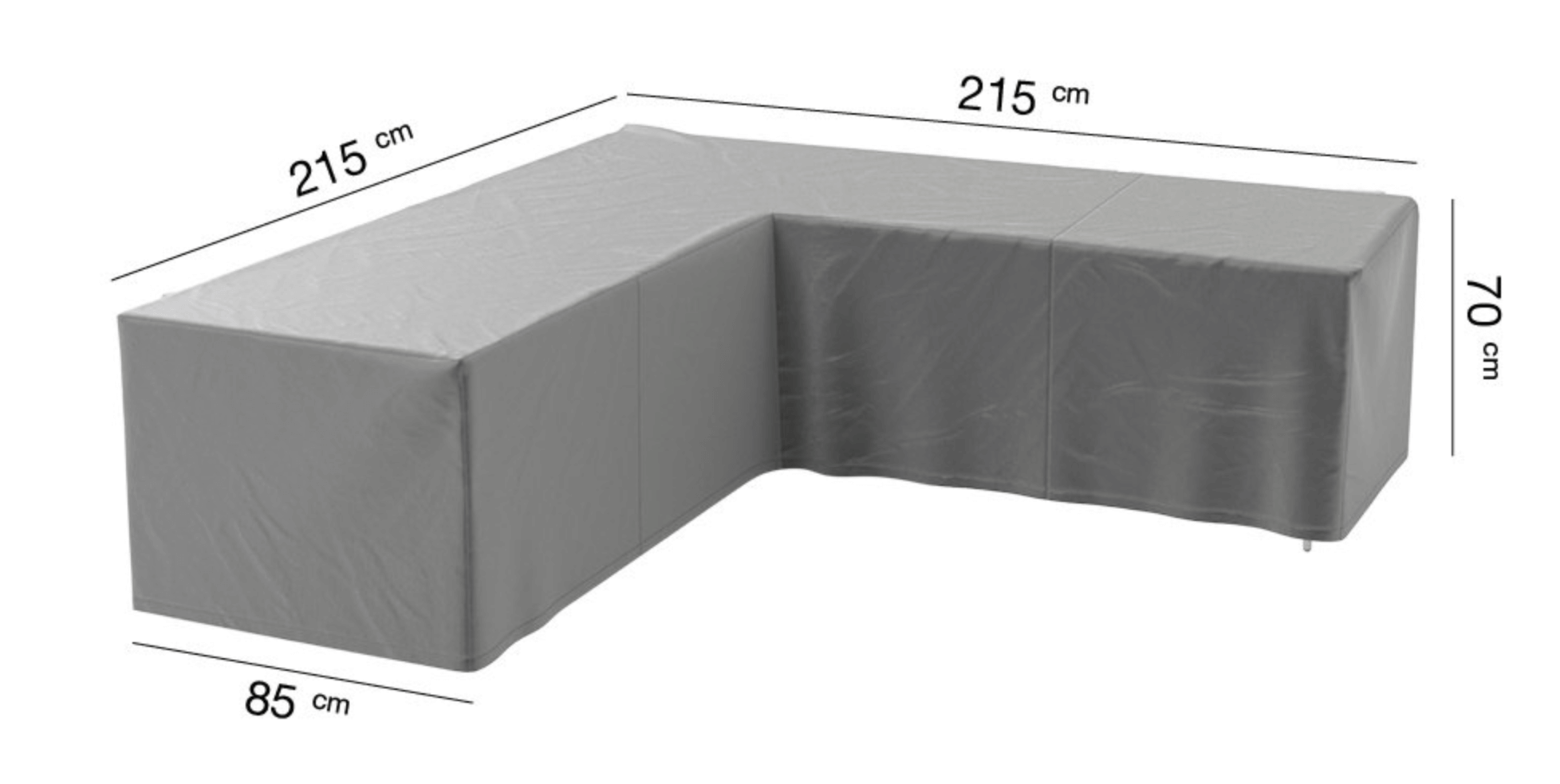 Abdeckung für Lounge-Sofa 215 x 215 x 85 H: 70 cm