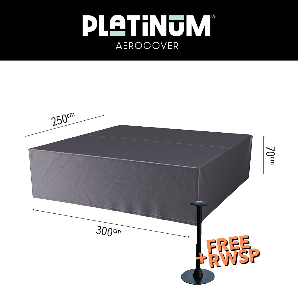 Schutzabdeckung für Loungemöbel 300 x 250 H: 70 cm Schutzabdeckung für Loungemöbel 300 x 250 H: 70 cm