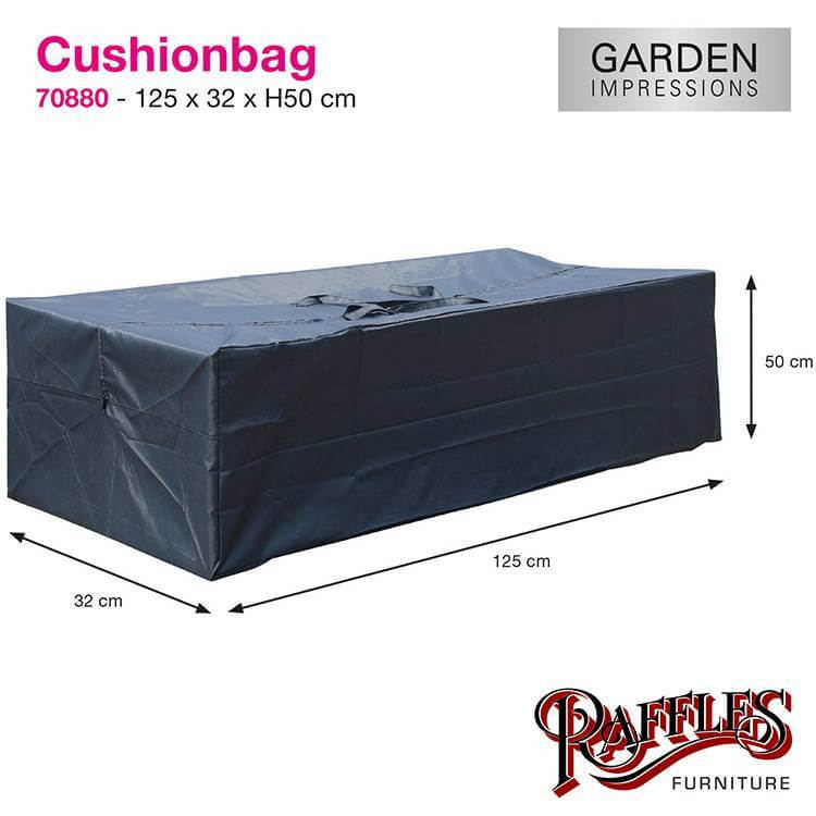 Tragetasche Gartenmöbel-Kissen 125 x 32 H:50 cm