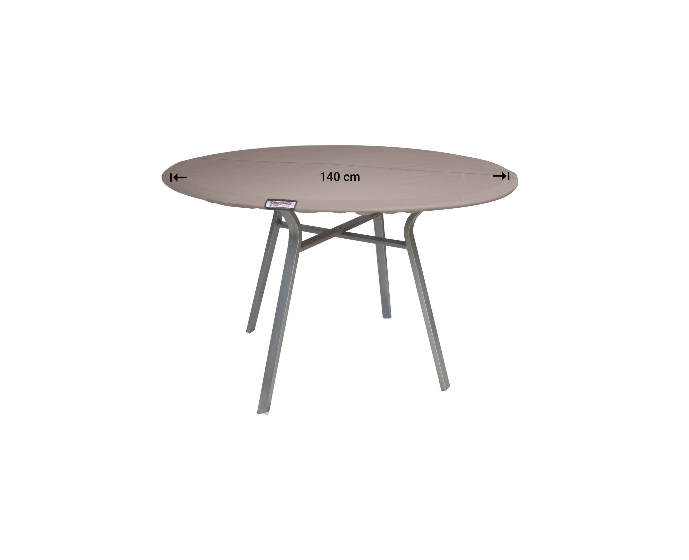 Schutzhaube für eine runde Tischplatte Ø 140 cm