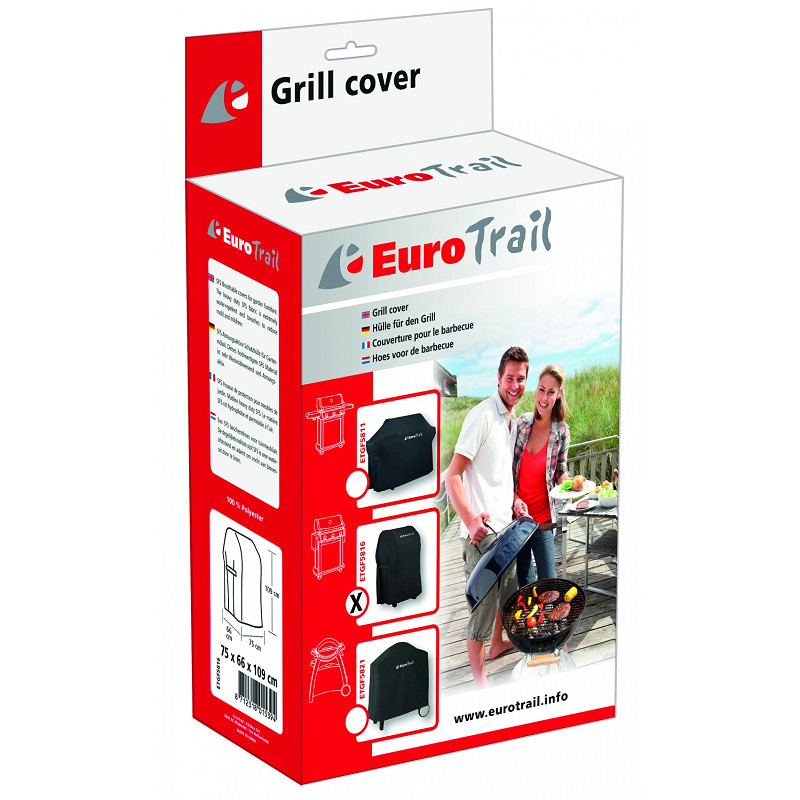 Abdeckung für kleines BBQ 75 x 66 H: 109 cm