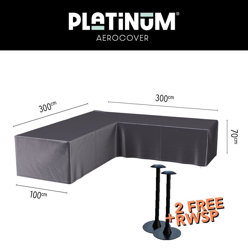 Abdeckhaube für Gartenmöbel Ecksofa 300 x 300 H: 70 cm Abdeckhaube für Gartenmöbel Ecksofa 300 x 300 H: 70 cm