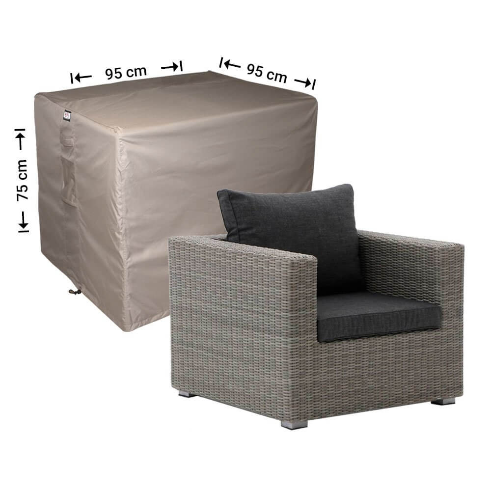 Wetterschutz für Rattan Lounge Sessel 95 x 95 H: 75 cm
