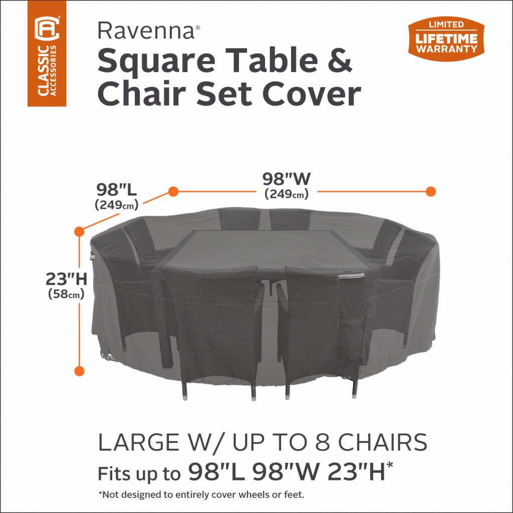 55-194-015101-hoes-voor-vierkante-tuinmeubelsetP4nFfUq0alm7iKNCWnOagapKg1 Abdeckung für quadratisches Gartenmöbelset 249 x 249 H: 58 cm