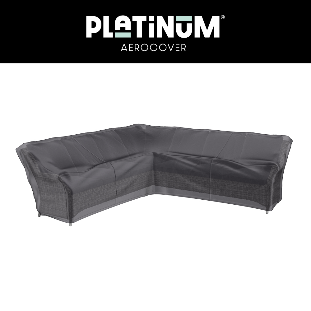 Form Ecksofa 255 x 255 x 100 H: 90/65 cm für Dining-Lounge-Möbel Abdeckhaube 