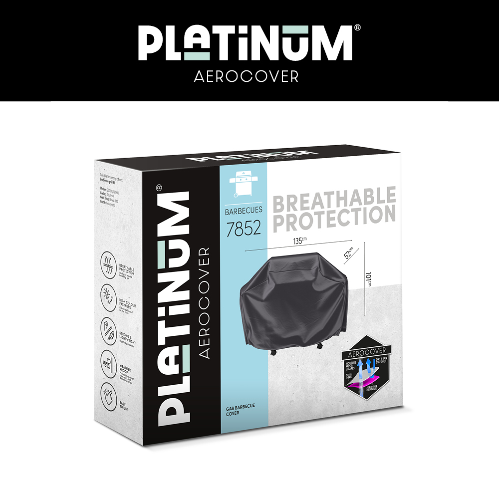Schutzhülle Gas Grill Cover Medium 135 x 52 H: 101 cm