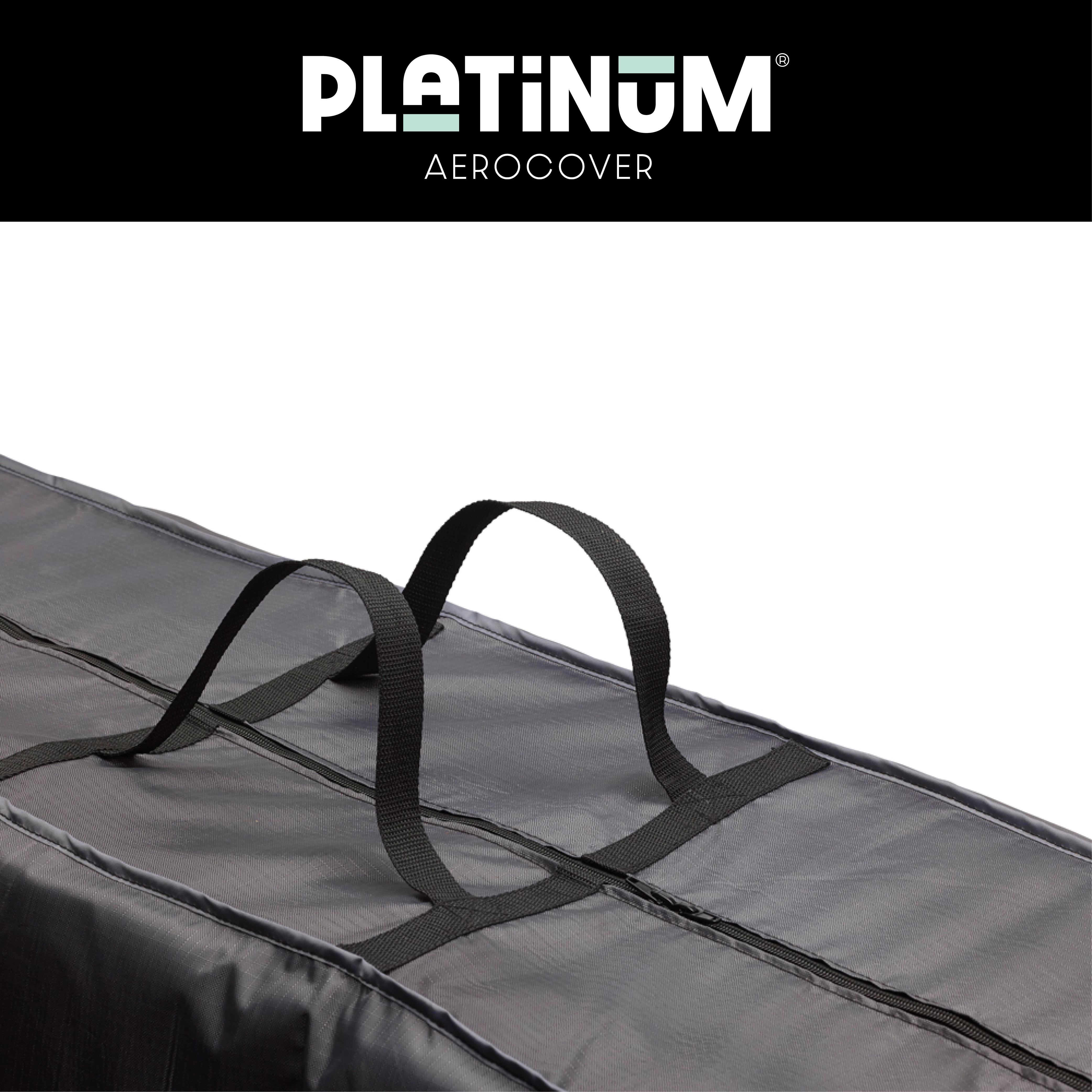 Detail van platinum AeroCover kussentas