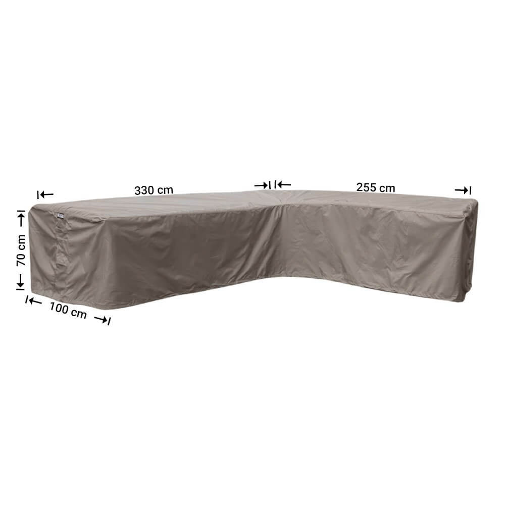 RHS330255rightqu3KuZeXCZcMSezJuuuyt3px5v Beschermhoes voor lounge hoekbank 330 x 255 x 100 H: 70 cm