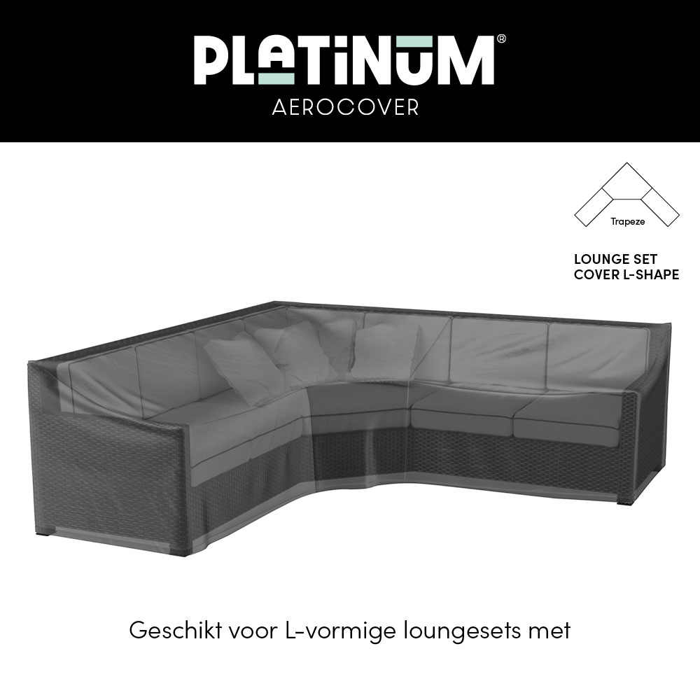 Dining-Lounge-Möbel Abdeckhaube für L-Form Ecksofa 255 x 255 H: 90/65 cm