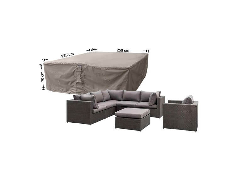 RLS250250-1lDNM08OQzsv8F Afdekhoes lounge 250 x 250 H: 70 cm