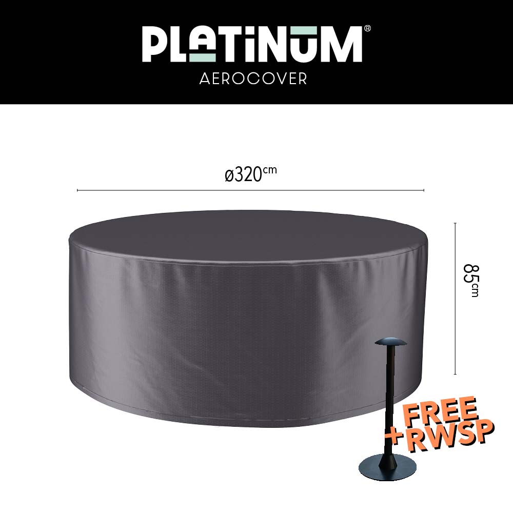 Schutzhaube für runden Tisch und Stühle XL Ø 320 cm H: 85 cm Schutzhaube für runden Tisch und Stühle XL Ø 320 cm H: 85 cm