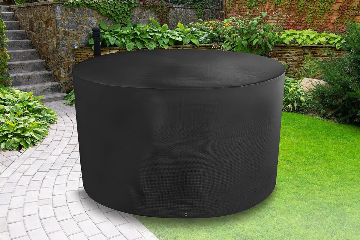 Abdeckhaube für runder Tisch mit Gartenstühlen Ø 200 H: 88 cm