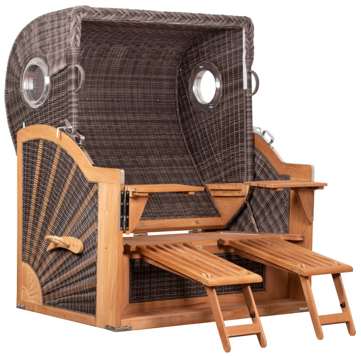 Premium Hülle 151 x 98 H: 153/ 101 cm deVries Strandkorb Seagull, Albatross XL