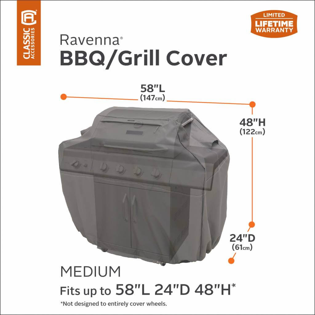 Grill Abdeckhaube 147 x 61 H: 122 cm