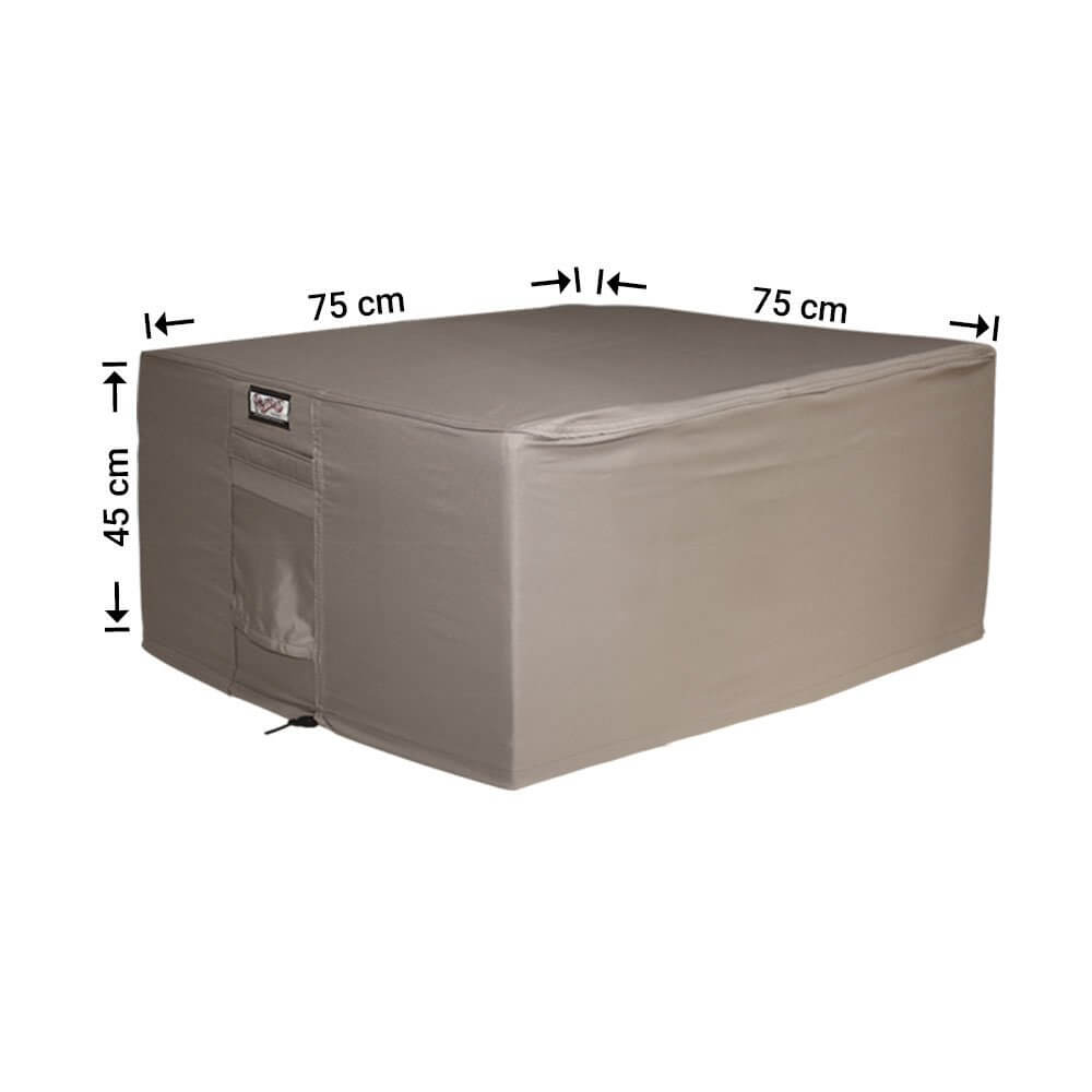 rfs7575ifJxVtkXuDZQ4V9byaFJidBqyd Beschermhoes voor hocker 75 x 75 H: 45 cm