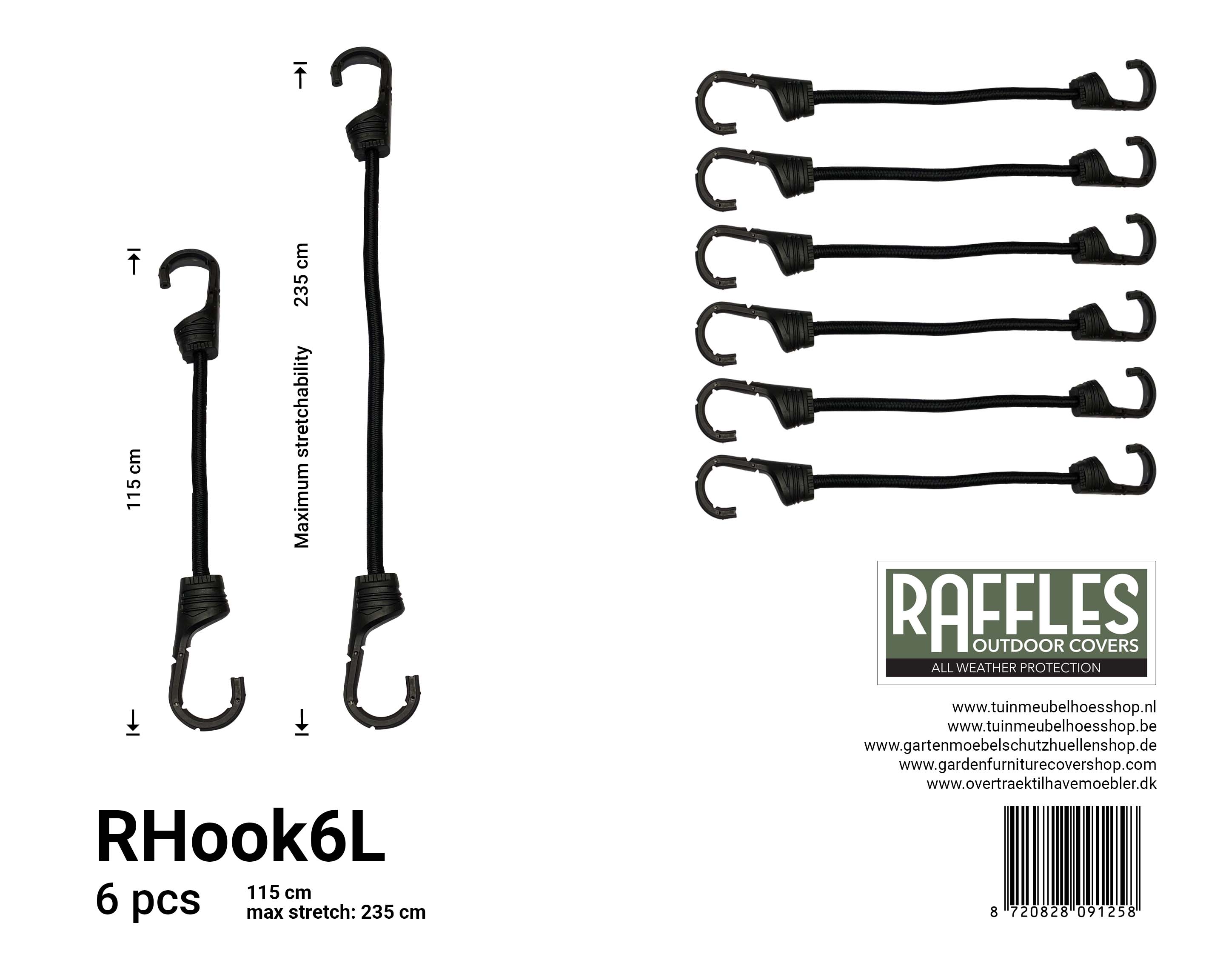 RHook6L_8720828091258 Spanngummi mit Haken 115/225 cm