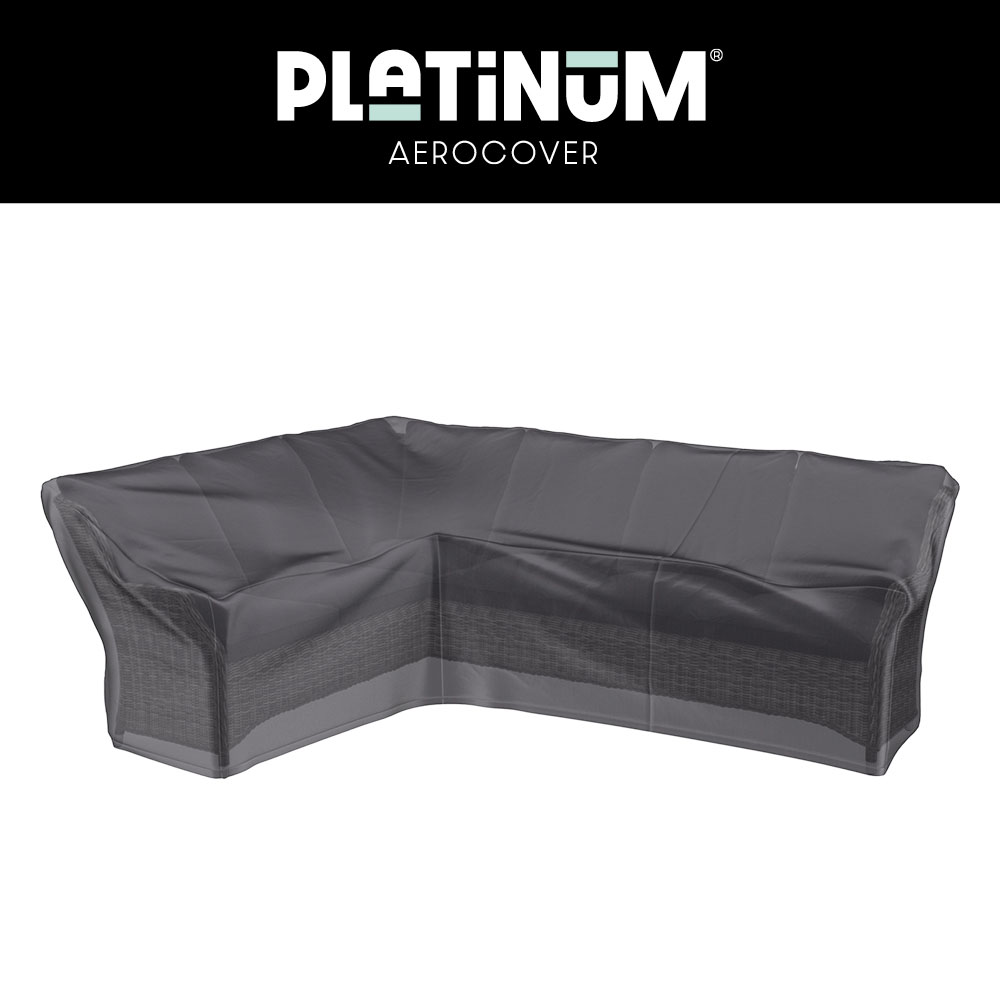 Abdeckhaube für L-förmige Loungesets mit hoher Rückenlehne 270 x 210 H: 90/65 cm