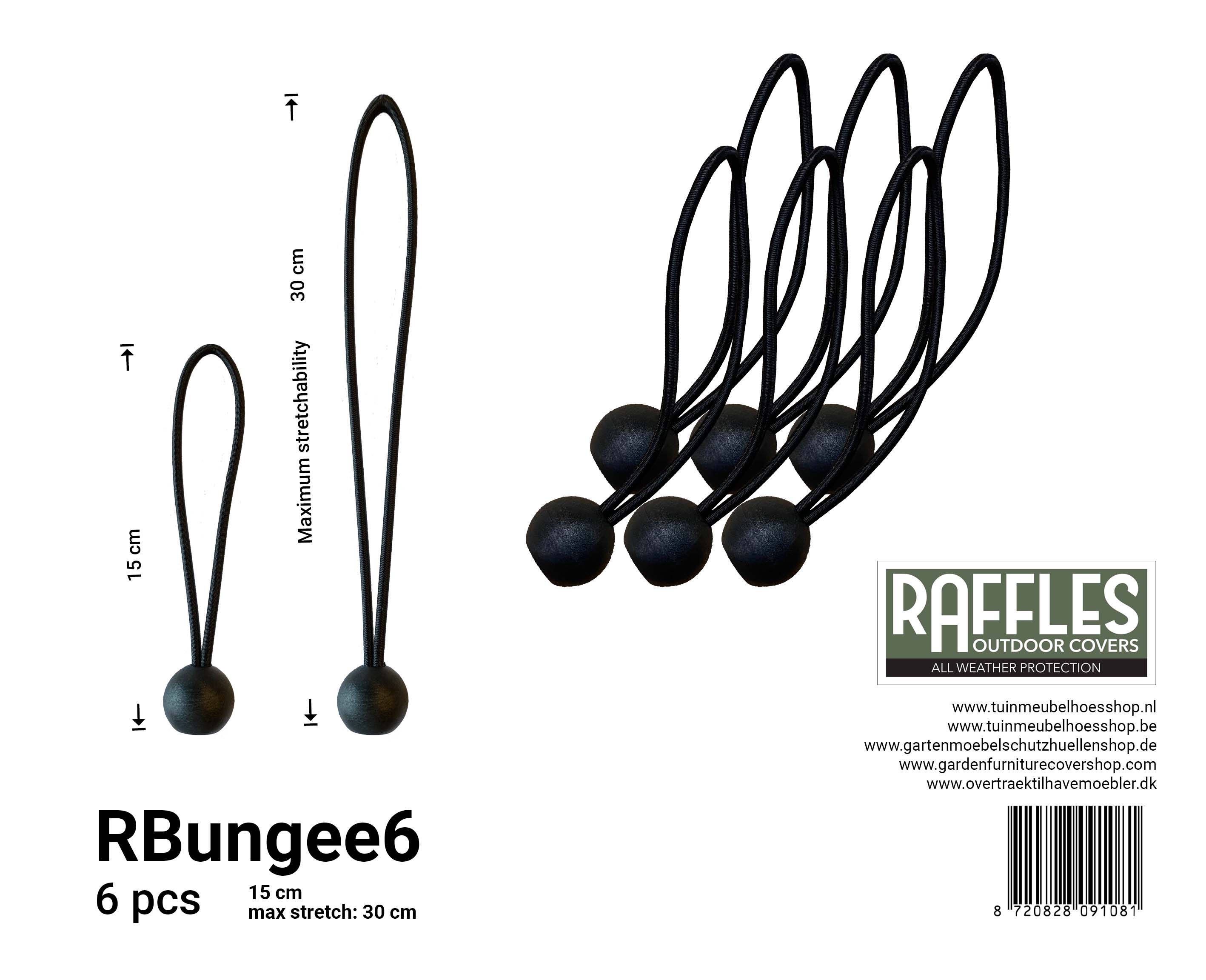 RBungee6_8720828091081 Bungee-Kugelschnur 15 / 30 cm